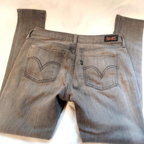 Womens Levi's Gray Leggings Skinny Jeans 32x30 - Picture 1 of 11